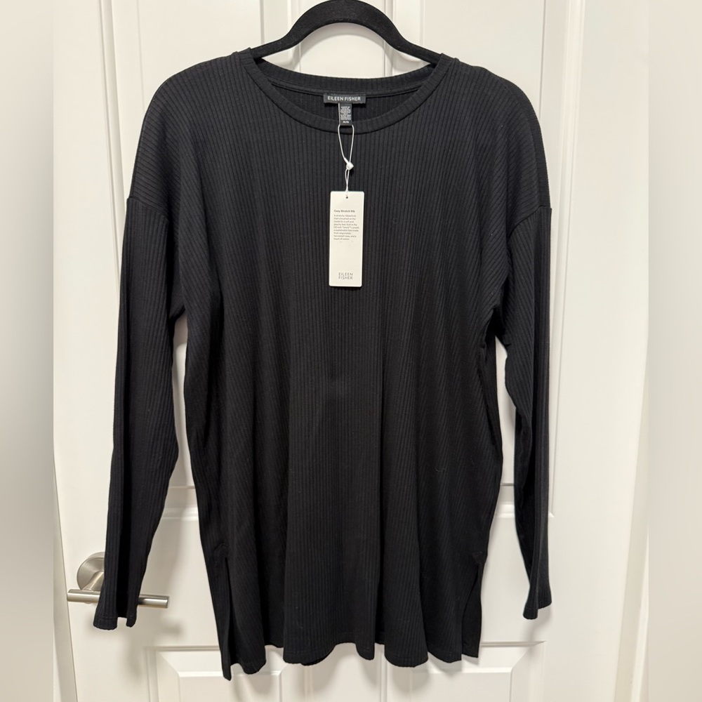 Eileen Fisher Crew Neck Box Top